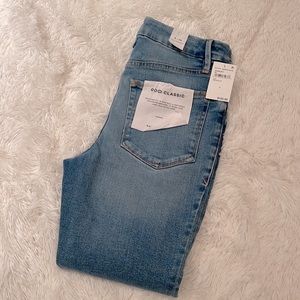 GOOD AMERICAN SKINNYISH FIT JEANS